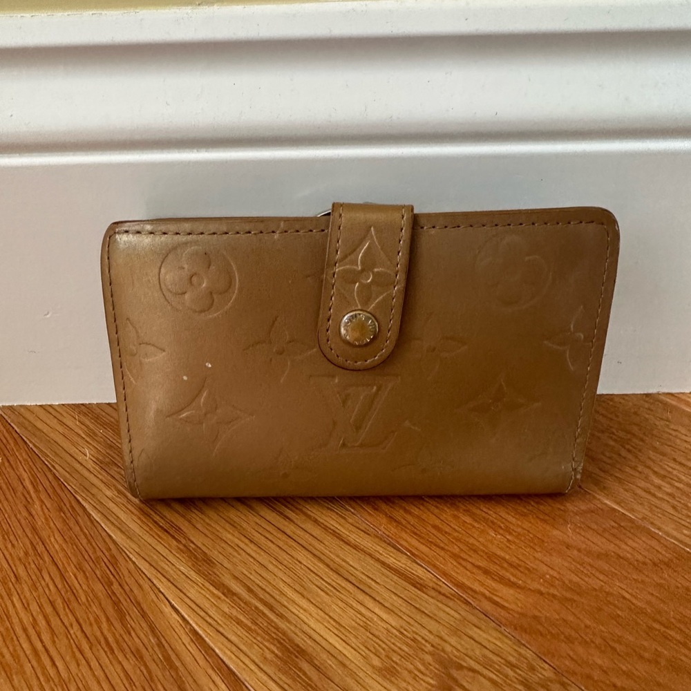 Louis Vuitton Gold Kisslock Wallet